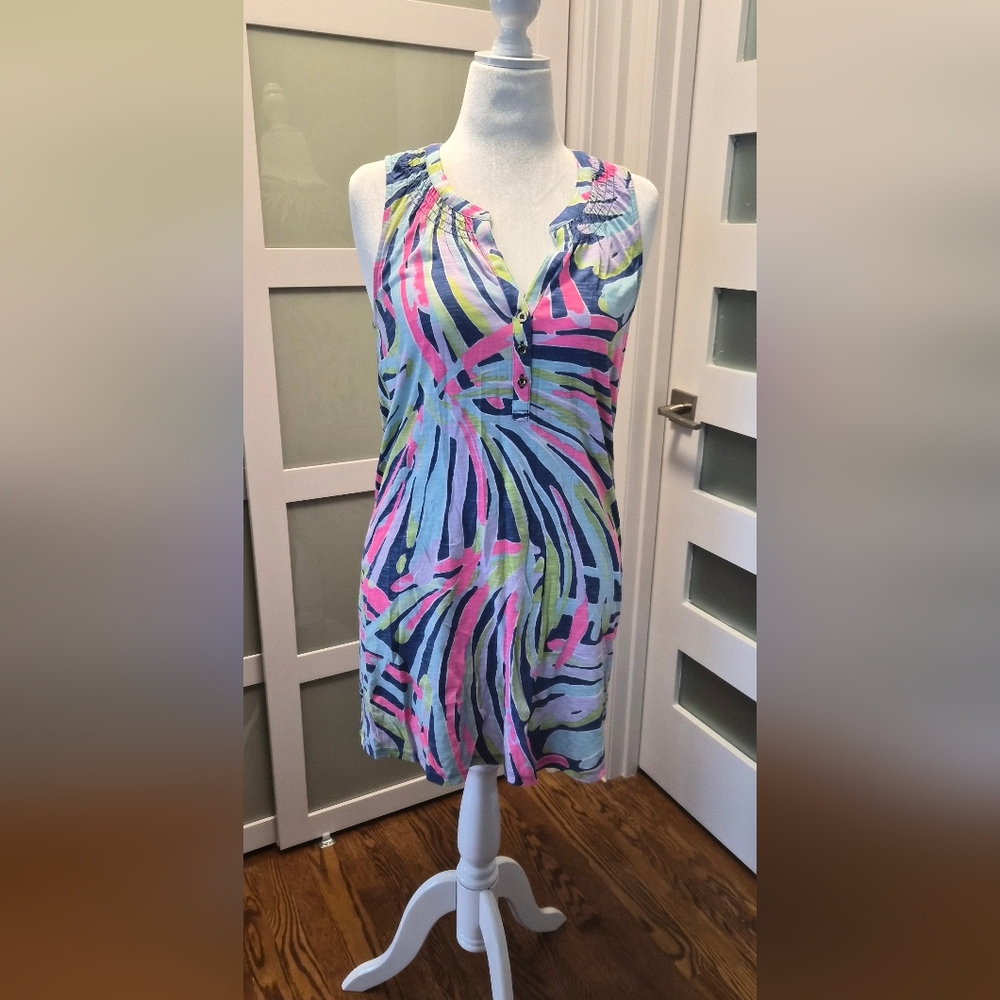 Lilly Pulitzer Vibrant Swirl Mini Dress